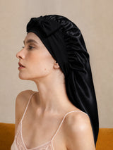 [Black] SilkSilky-UK Sleep Cap 001