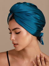 [Teal] SilkSilky-UK Hair Towel Wrap 001