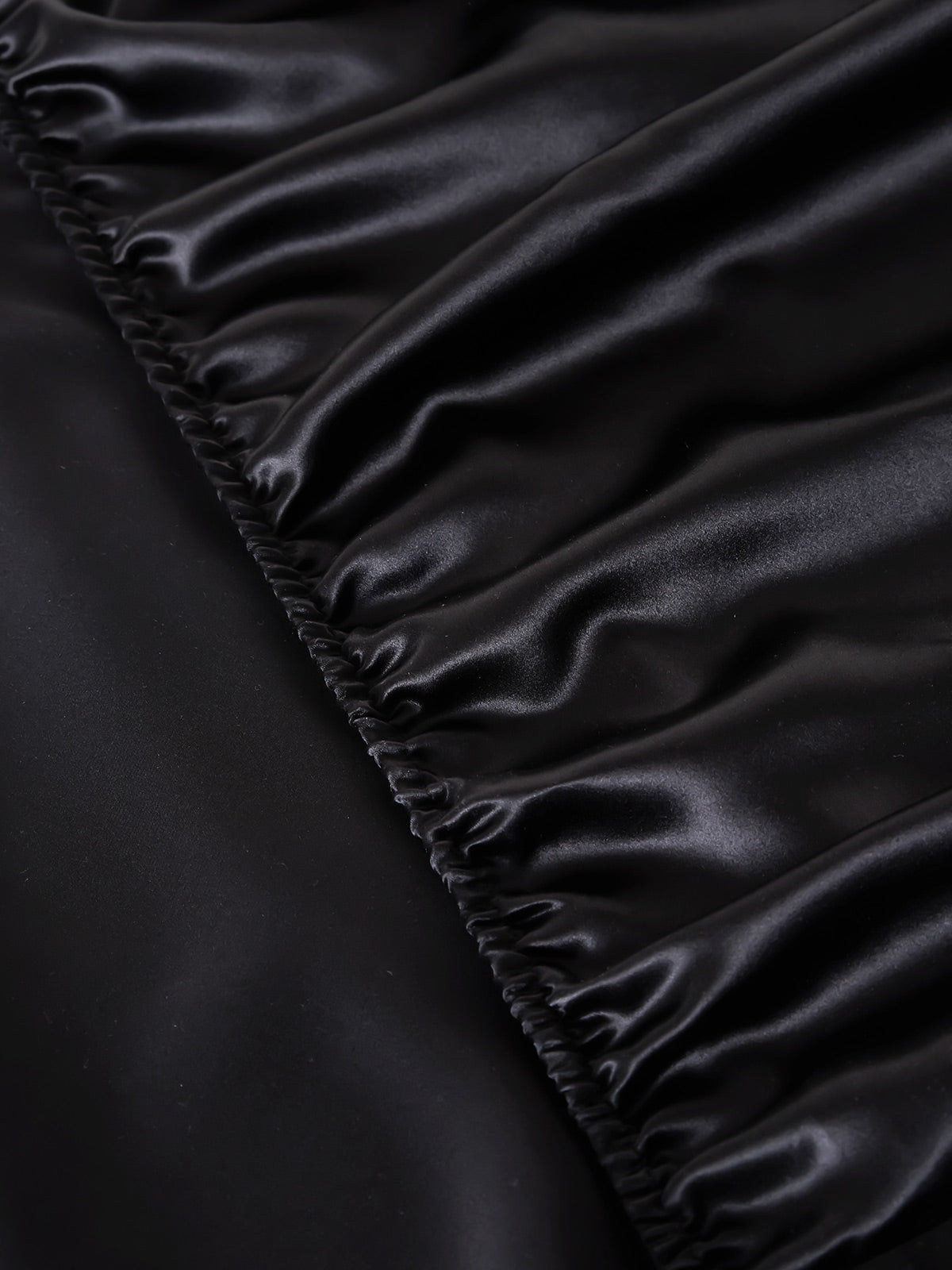 SilkSilky UK 22Momme Pure Silk Sheet Black 004