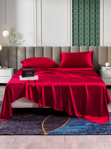 [Wine] SilkSilky-UK 25Momme Bed Linen Set 002