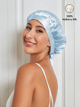 [Light Blue] SilkSilky-UK Sleep Cap 001
