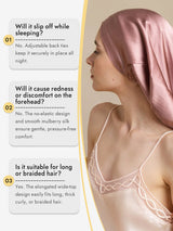 [Pale Mauve] SilkSilky-UK Sleep Cap 008