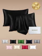 [Black] SilkSilky-UK 30Momme Pillowcase 001