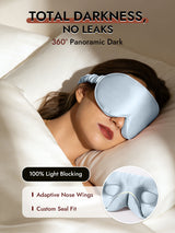 [Light Blue] SilkSilky-UK 22Momme Sleep Mask 002