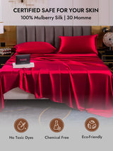 [Wine] SilkSilky-UK 30Momme Pillowcase 007