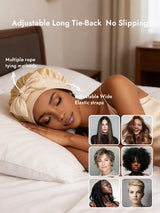 [Champagne] SilkSilky-UK Sleep Cap 004