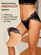 [Black] SilkSilky-UK 100% Silk Jersey Panty 006