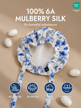 [Blue and White Porcelain] SilkSilky-UK Sleep Cap 002