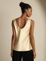 [Champagne] SilkSilky-UK Sleeveless V Neck Camisole 002