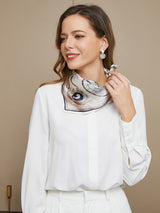 [P043] SilkSilky-UK Pure Silk Scarf 005,