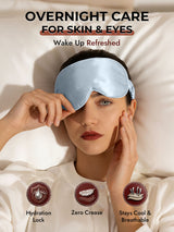 [Light Blue] SilkSilky-UK Sleep Mask 007