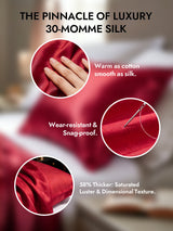 [Wine] SilkSilky-UK 30Momme Pillowcase 002