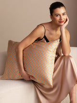 [Yellow Heart Geo] SilkSilky-UK Pillowcase 002