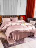 SilkSilky UK 22Momme Pure Silk Bedding Set PaleMauve 004