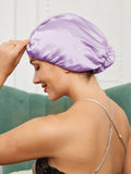 SilkSilky-UK Pure Silk Sleep Cap Lavender 001