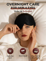 [Black] SilkSilky-UK Sleep Mask 007