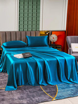 [Teal] SilkSilky-UK 25Momme Bed Linen Set 002