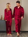 Couple Pure Silk Pyjama Sets Total 4Pcs