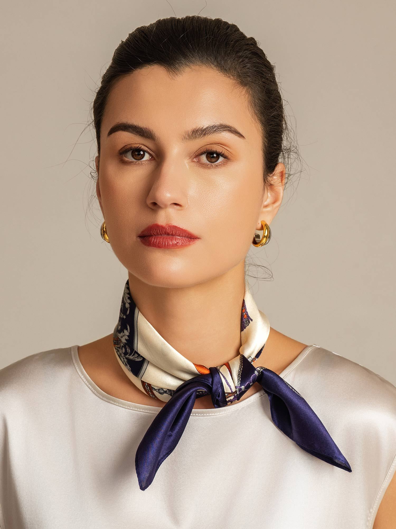 [P097] SilkSilky-UK Pure Silk Scarf 003,