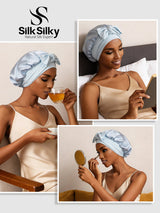 [Sky Blue] SilkSilky-UK Sleep Cap 006