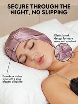 [Pale Mauve] SilkSilky-UK Sleep Cap 004