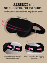 [Black] SilkSilky-UK 22Momme Sleep Mask 004