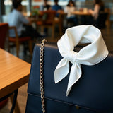 [White] SilkSilky-UK Scarf 002