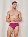 SilkSilky UK Silk Knitted Mens Underwear DarkRed 002