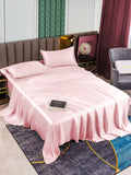 SilkSilky UK 25Momme Pure Silk Bedding Set Pink 002