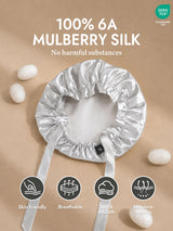 [Silver] SilkSilky-UK Sleep Cap 002