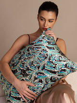[Teal Botanical] SilkSilky-UK Pillowcase 005