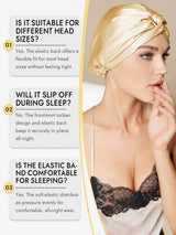[Champagne] SilkSilky-UK Sleep Cap 008