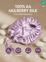 [Lavender] SilkSilky-UK Sleep Cap 002