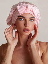 [Light Pink] SilkSilky-UK Sleep Cap 001