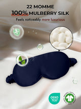 [Dark Blue] SilkSilky-UK 22Momme Sleep Mask 006