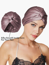 [Pale Mauve] SilkSilky-UK Sleep Cap 003