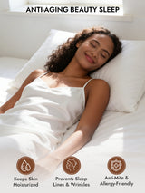 [White] SilkSilky-UK 30Momme Pillowcase 003