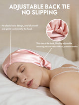 [Light Pink] SilkSilky-UK Sleep Cap 005