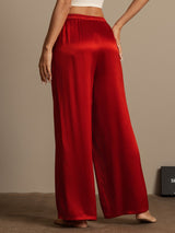 [Wine] SilkSilky-UK Women's Pants 002