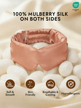 [Pink] SilkSilky-UK Sleep Mask 002