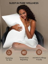 [White] SilkSilky-UK 30Momme Pillowcase 005