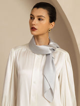 [Light Gray] SilkSilky-UK Scarf 002