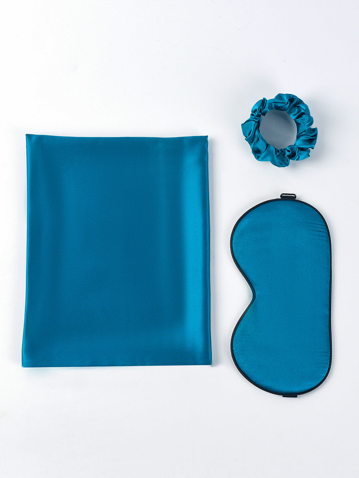 SilkSilky UK 19Momme Pure Silk Pillowcase Set Teal 005