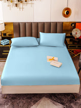 [Light Blue] SilkSilky-UK 19Momme Bed Linen Set 002