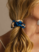 [Navy Dragon] SilkSilky-UK Scrunchie 003