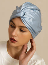 [Steel Blue] SilkSilky-UK Sleep Cap 003