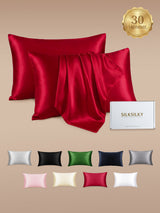 [Wine] SilkSilky-UK 30Momme Pillowcase 001