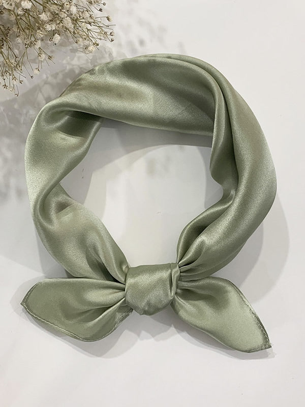 SilkSilky UK Pure Silk Scarf LightGreen 001