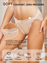 [Beige] SilkSilky-UK 100% Silk Jersey Panty 005