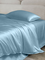 [Light Blue] SilkSilky-UK 19Momme Bed Linen Set 003